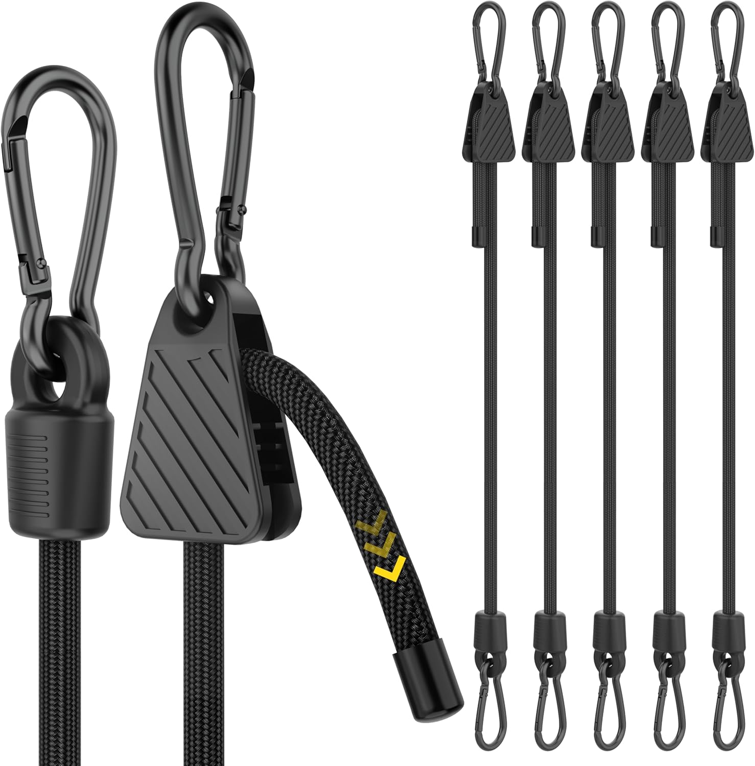 Regulowany Bungee Cord z Haczykami 7-48 Caly Wytrzymały Elastyczny Pasek Mocujący do Ładunku Kempingu Bagażnika Rowerowego Namiotu 18in