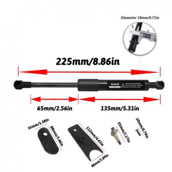 Rear Tailgate Assist Slowdown Gas Shock Strut For 2007-18 Silverado/Sierra