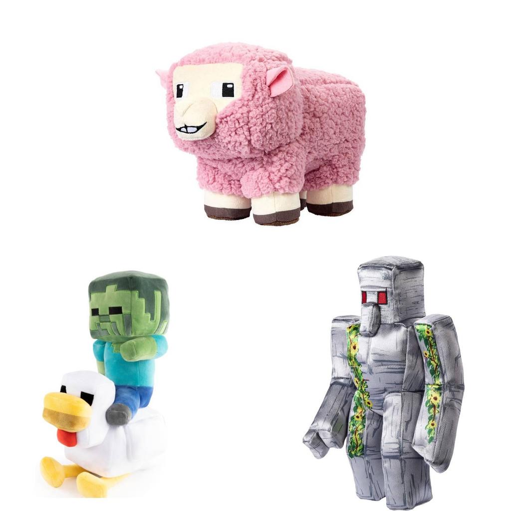 Minecraft Plush Stuffed Animal Toy With Pp Cotton Filling For Kids Room Decor