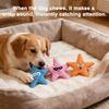 Jouet pour animal de compagnie en forme d'étoile Jouet doux pour chien avec papier bruissant intégré Jouet à mâcher Soulagement de l'ennui Résistant aux morsures Jouet d'entraînement pour chiot