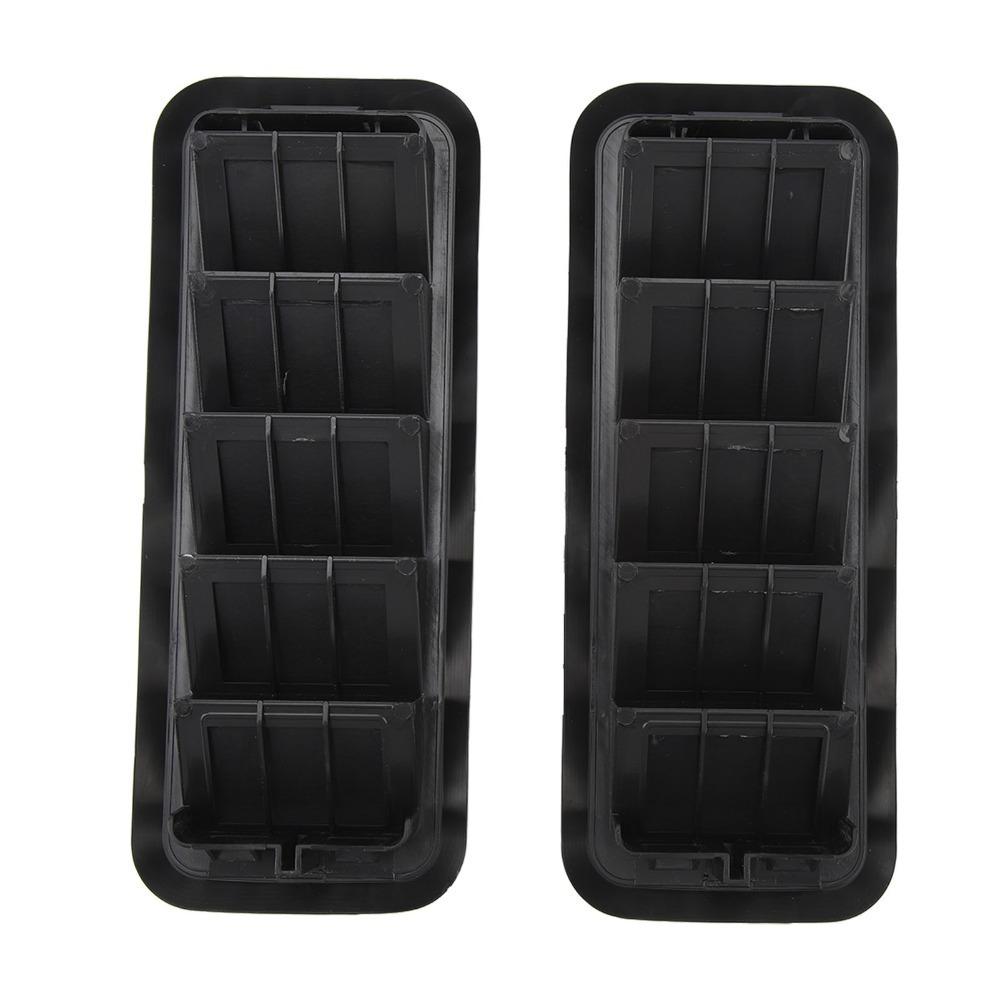 2PCS ABS Cab Air Vent Trim for Chevy Silverado 1500/2500/3500 HD/Sierra For Vehicle Cabin Air System