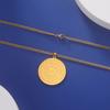 Jeshayuan Allah Name Pendant Necklace For Men Arabian Calligraphy Stainless Steel Religious Amulet Lucky Jewelry Gift