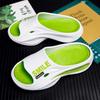 Fashion Sumer Light Weight Big Size Men's Slippers Black White Sneakers Shoes Rubber Sandals Man Sports On Sale Classic