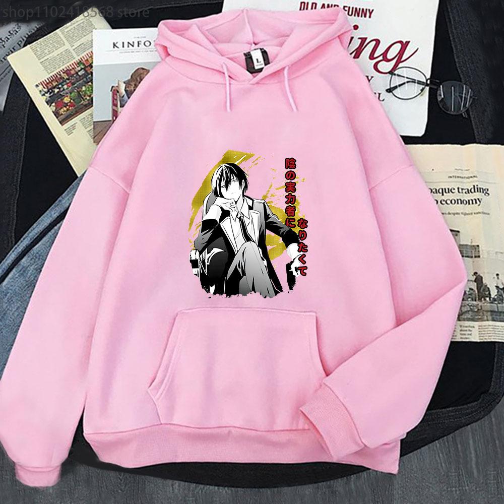Japan Anime The Eminence In Shadow Cid Kagenou Printed Hooded Men Women Plus Size Hoodies Prevalent Pullover Harajuku Sweatshirt