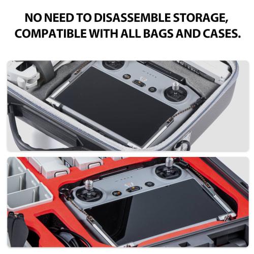 STARTRC RC 2 Strap for DJI Mini 3/Air 3S/Neo/Mini 4 Pro, Transmitter Strap, Balance Strap, Drone Remote Control Neck Strap with Upgraded Leather, Adju