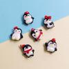 100Pcs Cute Cartoon Penguin Resin Flatback Cabochons Scrapbooking for Phone Case Decoration DIY Jewelry Making Slime Charms