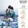Manchester City Customize Your Name Blanket Multi-purpose Personalized Blanket Durable Comfort for Bedding Home Decor Sofa Living Room
