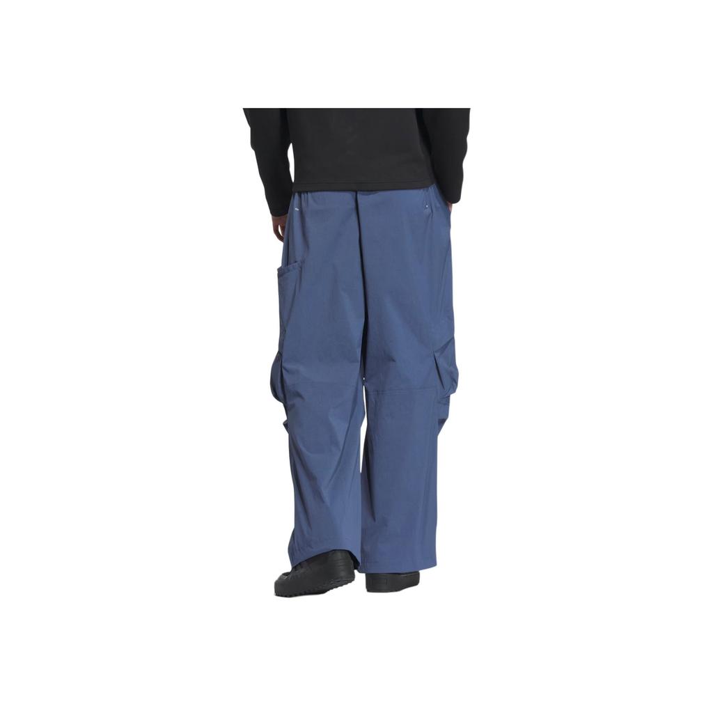 Adidas Fustl Pants Solid Color Loose Knit Sports Pants Men Bottoms Gray Blue IY8030