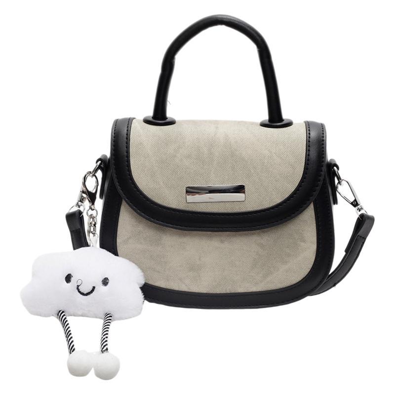 Retro Handbag Women's 2025 New Simple Square Bag Trendy Fashion Versatile Shoulder Messenger Bag