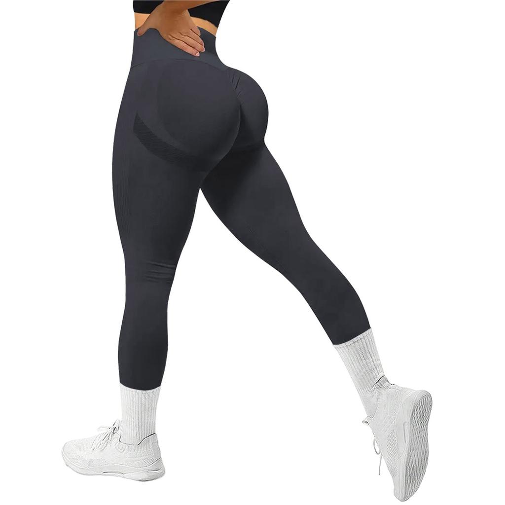 Women's Casual Seamless Hip Lifting Fitness Pants With Tight Fit And High Waist, Seach Hip Yoga Pants