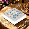 20pcs Disposable Napkins with Flowers, Birds Pattern Print for Wedding,Parties,and Daily Use for Thanksgiving Fall Christmas Table Decoration