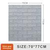 3D Tile Brick Wall Sticker Self-adhesive Waterproof Foam Wallpaper 10 Pcs 35x30cm
