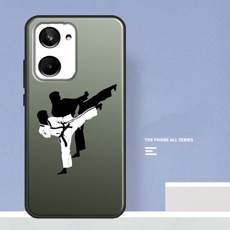 Kung Fu Taekwondo Karate Case For Realme GT Neo 5 2 3 GT3 8 9 10 Pro Plus C11 C15 C21 C30 C31 C35 C33 C55 C25s C21Y