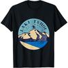 Vintage Lake Tahoe Skiing Snow Mountains T-Shirt