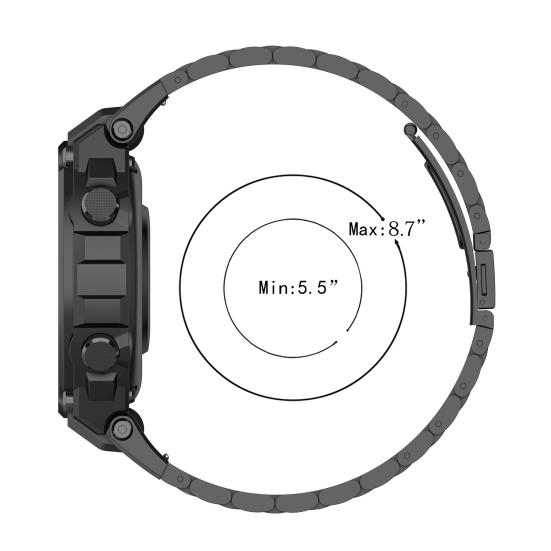 Metal Watchband Wear-resistant Skin Cozy Wear Kindly To Easy Installation Fashion Replacement Strap