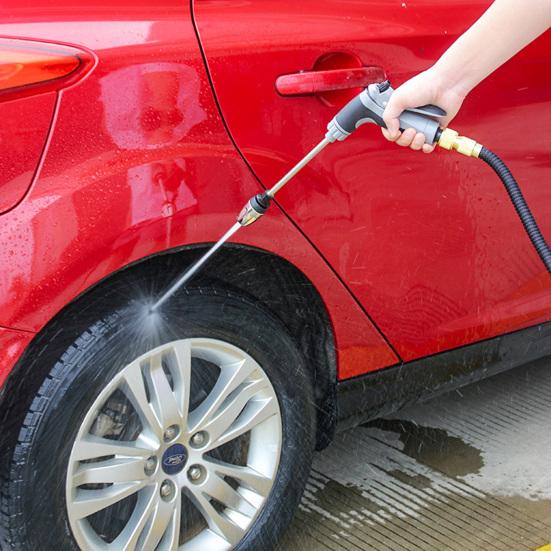 Garden Hose Nozzle Adjustable Spray High Pressure Hose Nozzle Heavy Duty Jet Nozzle Mist Sprayer for Cleaning Car Pet Yard Lawn Use