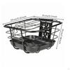 Wire Bike Basket with Tray Long-Lasting Front Anti-Rust for Cyclists