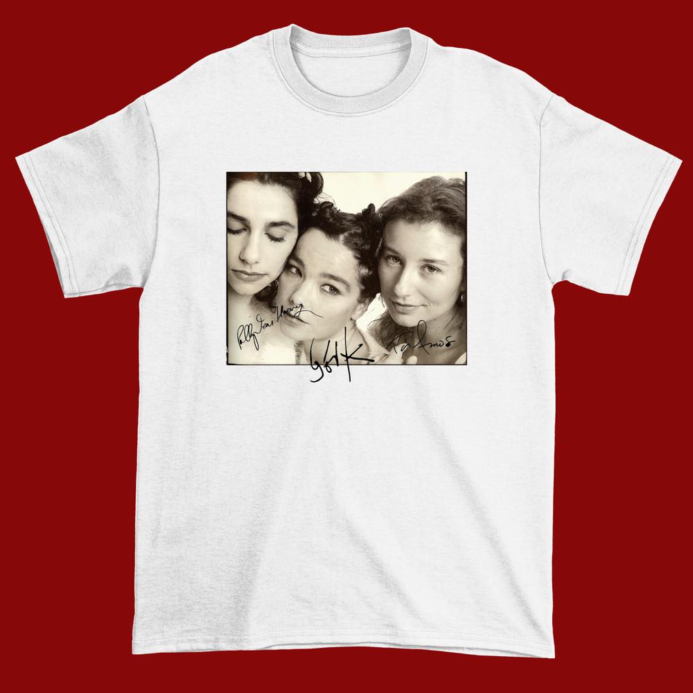 Горячая Тори Амос Бьорк Могучая Троица Подпишите Все размеры Футболка C335 Унисекс Футболка M