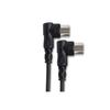 Hosa MIDI Cable, All-Metal Plugs for Rugged Durability and Easy Repair, 91cm, Right Angle, MID-303RR