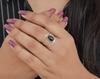 Black Onyx Gemstone Solid 925 Sterling Silver Handmade Boho Designer Wedding Gift Ring Jewelry Unique Gift