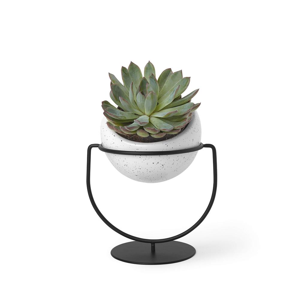 umbra Flower Vase, Flower Pot, Planter with Stand, Interior, White, S NESTA 21009251748