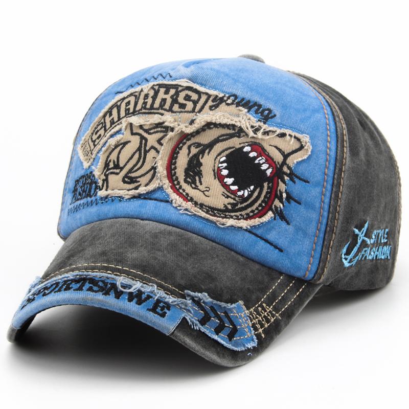 

Cap Cotton Fashion Shark Embroidery Casual Visor Hat For Women Snapback Hip Hop Caps For Men And Women Gorras Cntang Men Baseball Adjustable