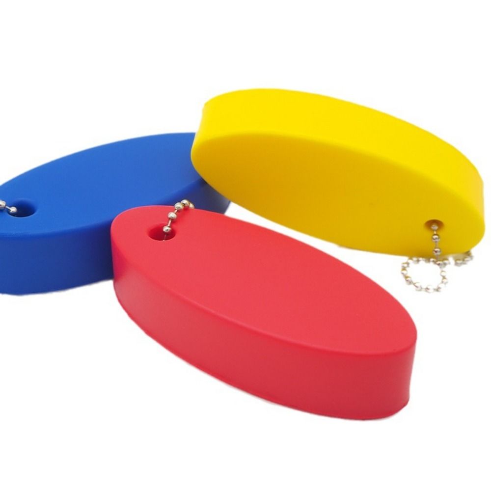PU Foam Floating Buoyant Keychain Anti-lost Foam Floating Key Chain Buoy Surfing Keyring Outdoors