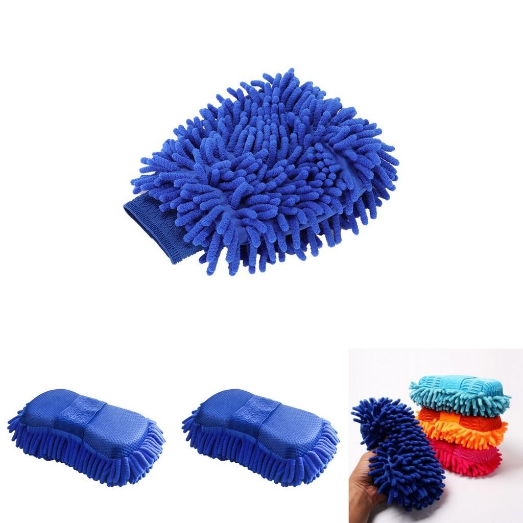 Premium Ultra Soft Microfiber Chenille Car Wash Sponge For Effortless Cleaning And Waxing