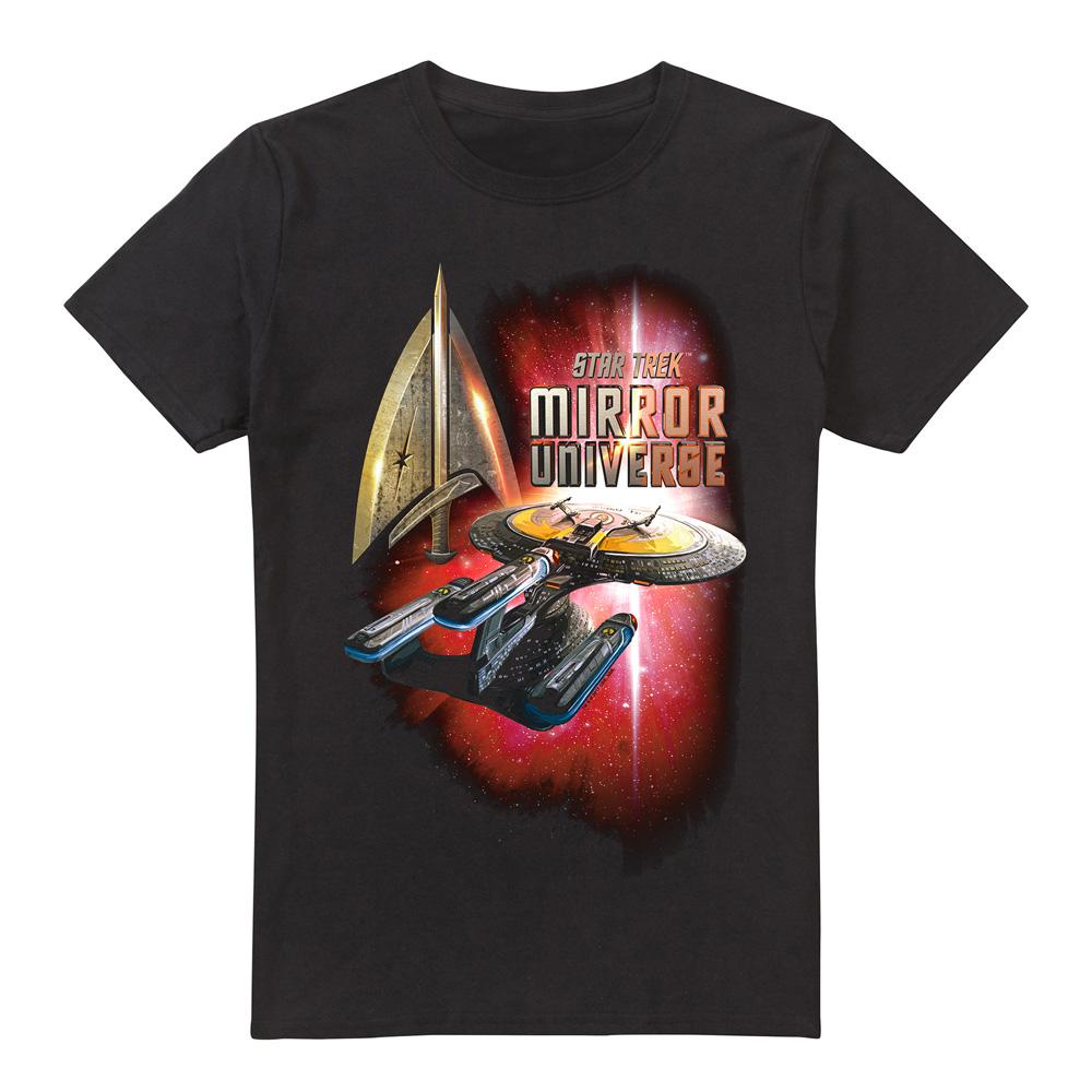 STAR TREK Mens Mirror Enterprise T-Shirt
