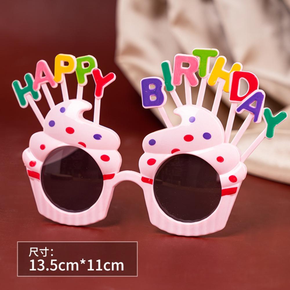 Birthday Party Balloon Birthday Arrangement 1-10 Girls Children Baby Party Scene Decoration Ceremony Digital Balloon Background Wall Pink cake glasses