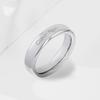 Calvin Klein Serie Eterna Círculo Simple Minimalista Color Sólido Anillo de Acero Anillos Unisex 35000513
