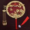 JINGRUIXIANG Chinese Wedding Hand Fan