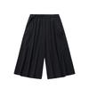 Comfortable Simple Solid Color Versatile Loose Mid Waist Casual Pants Women Bottoms Black 162528508-2