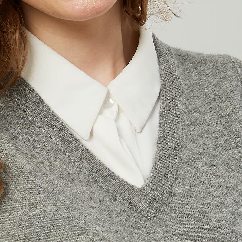 Heng Yuan Xiang Women's 100% Wool Knit Vest