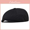 Unisex Classic Knit Beret Hat With Short Brim And Adjustable Size For Outdoor Activities
