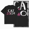 Retro Cat Print Unisex T Shirt Black Cool Big Size Cotton Graphic tshirt For Unisex Unique Casual Vintage Unisex Tshirt Tee Shirt G55