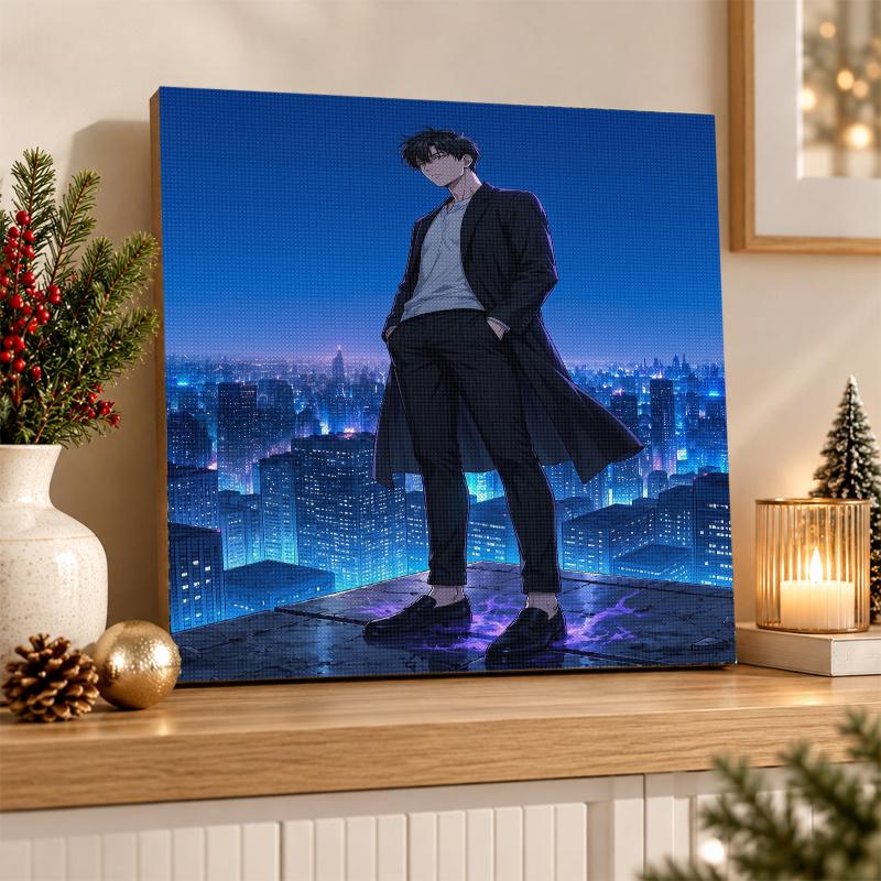 Solo Leveling Diamond Painting Kit 5D Full Drill DIY Diamond Mosaic Wall Art Home Decor