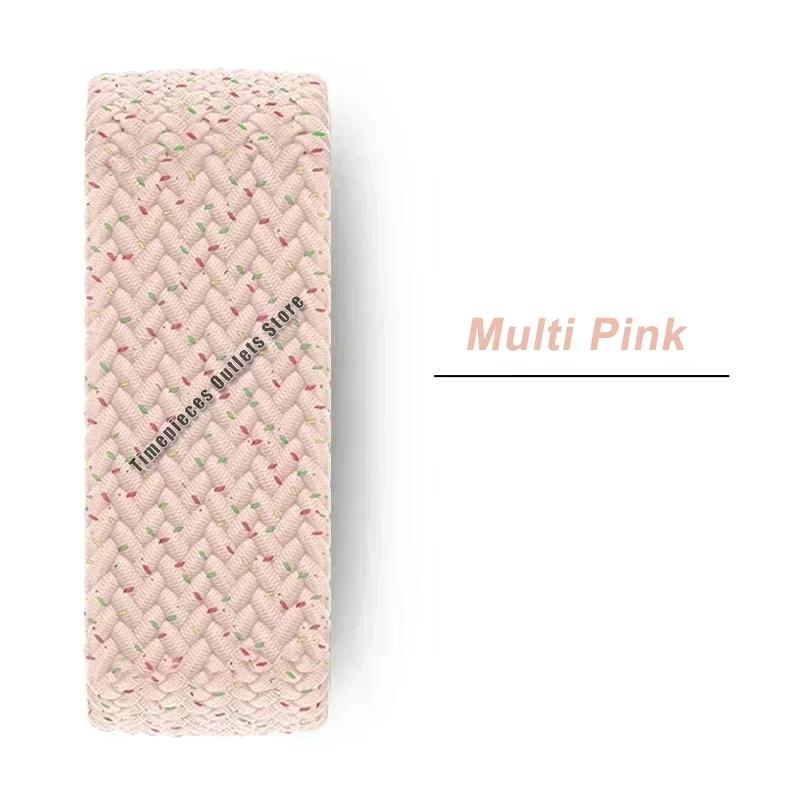 Braided Solo Strap For Apple Watch Band 45mm 49mm 44mm 42mm 41mm 40mm Nylon Correa Bracelet iWatch Series 9 7 SE 6 8 5 Ultra 4 3