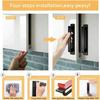 Self-Stick Adhesive Cabinet Handles,Entrance Door Handle,No-Drilling Easy Installation for Kitchen Cabinet Door Window Drawer