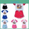 Kpop Demon Hunters Children Summer Short Sleeve Shorts Sport Set With Soft Cotton Fabric For Active Play