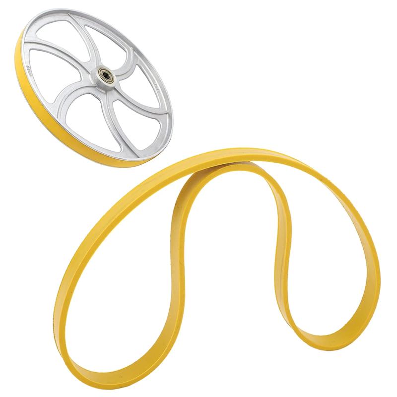 A25F-For 10 Inch Band Saw Wheel Replacement-2PCS Rubber Noise-Reduction Non-Slip Tire For Woodworking Projects