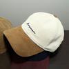 Embroidered Letter Baseball Hat Corduroy Breathable Outdoor Sport Hat Adjustable Wide Brim Bucket Hat Sports Activitie