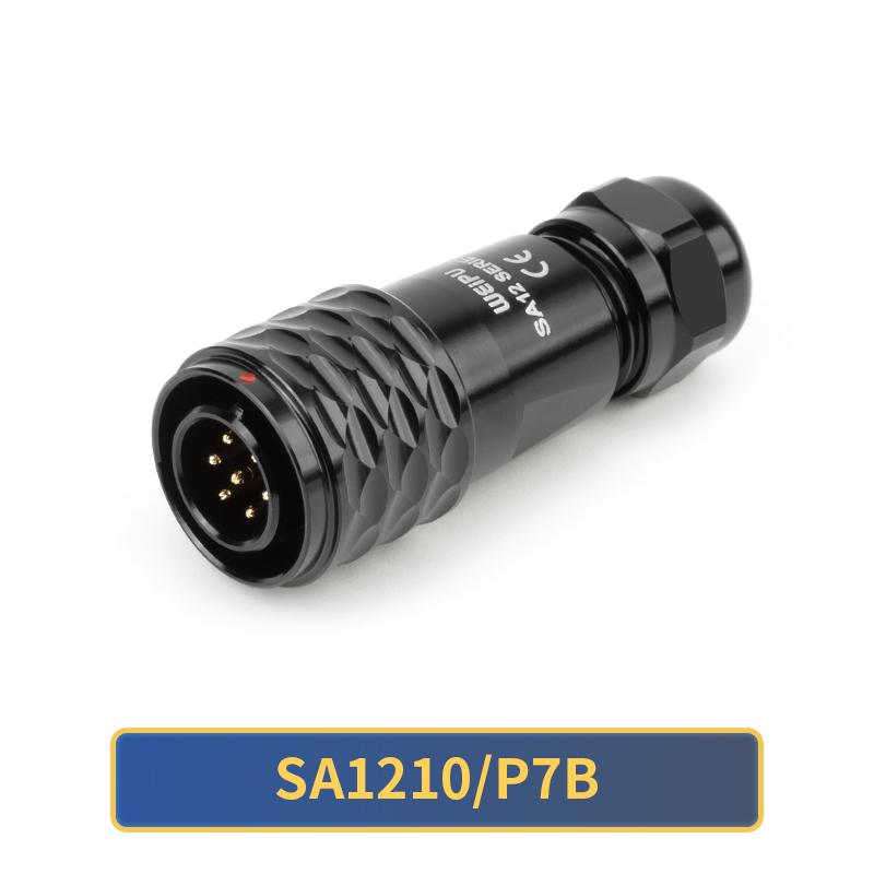 WEIPU SA12 Waterproof M12 Connector 2 3 4 5 6 7 9 Pin Industry Electric Male Plug Panel Mount Female Socket AC/DC Power Adapter