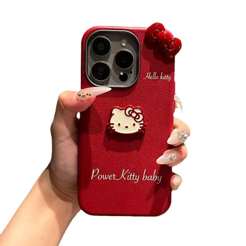 Simple Hello Kitty Apple 16 Pro Max/15 Pro Shockproof 12 Pro Trendy 13 Pro Phone Case 14 Pro New