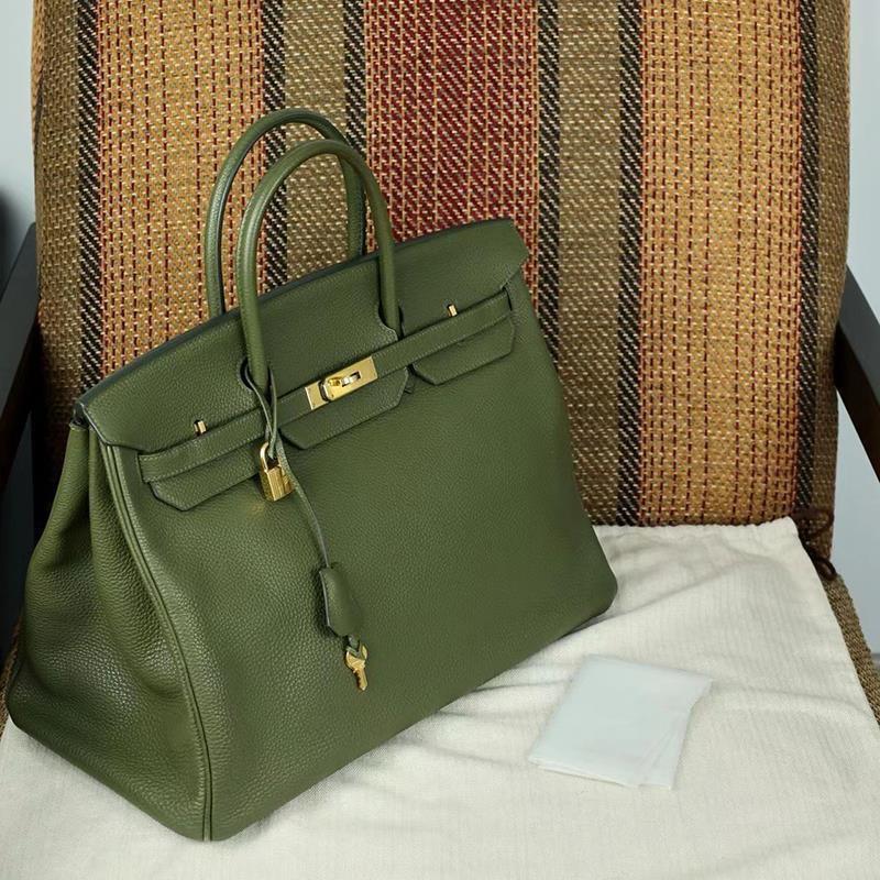 Yijinyuan Lychee Pattern Platinum Bag 35 Large Business Commuter Leather Large-capacity Luggage Travel