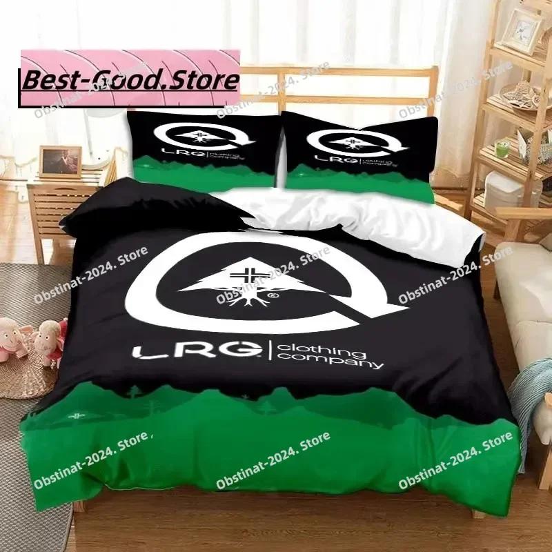 3D Clothing Brand LRG Logo Bedding Set Printed Bed Set With Pillowcase Bed Duvet Cover Soft Single Double Queen Super King Size