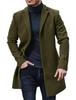2022 Men's Wool Trench Coat - Multi-Color & Size Available