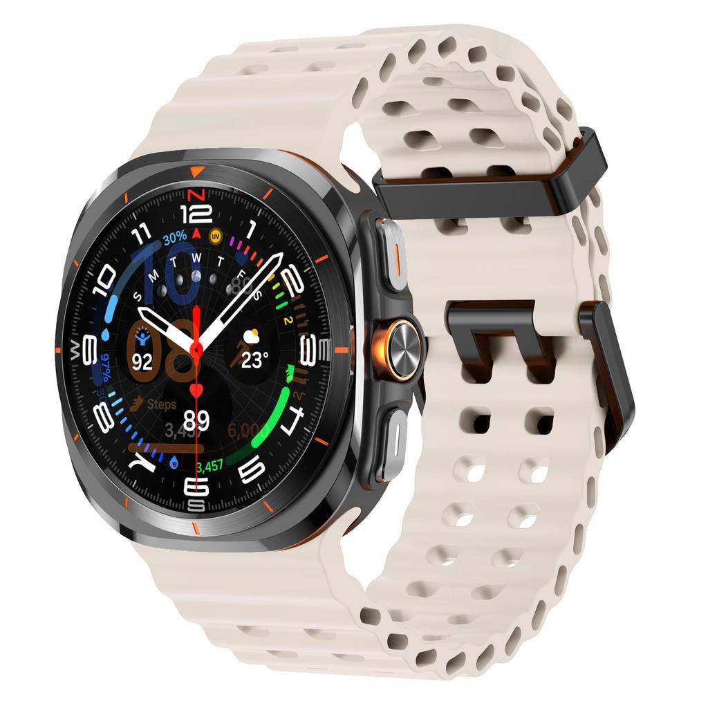 Silicone Watch Band For Samsung Galaxy Watch 8 Ultra- Strap Replacement Rubber Wristband Bracelet Accessories For Galaxy Watch 8/Ultra/Ultra2025