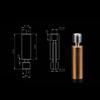 Copper Titanium Bi Heatbreak Spare Parts for Ender 5 CR-10S CR10 Enhanced 3D Printer Performance