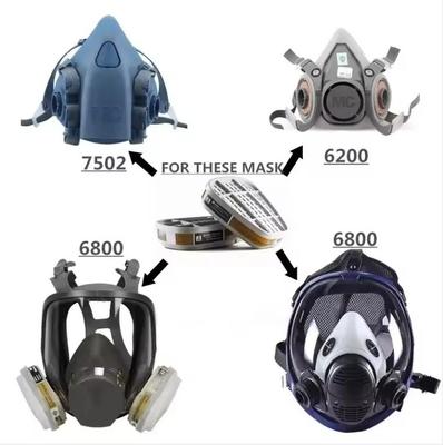 Chemical Gas Mask 6200 7502 6800 Mask 6001 6002 6004 Box 5N11 Cotton Filter Paint Protection Respirator Replaceable Accessories